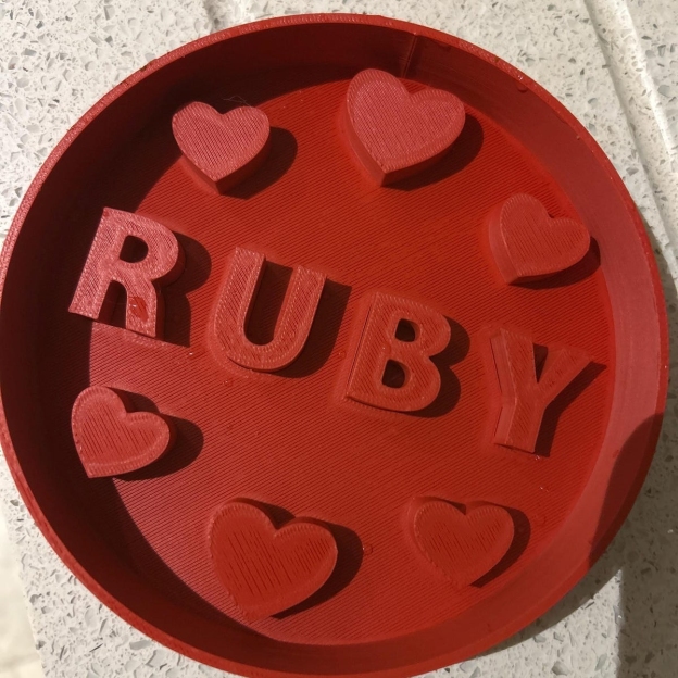 Personalized Name 3D Printed Slow Feeder Pet Bowl | KKPet440