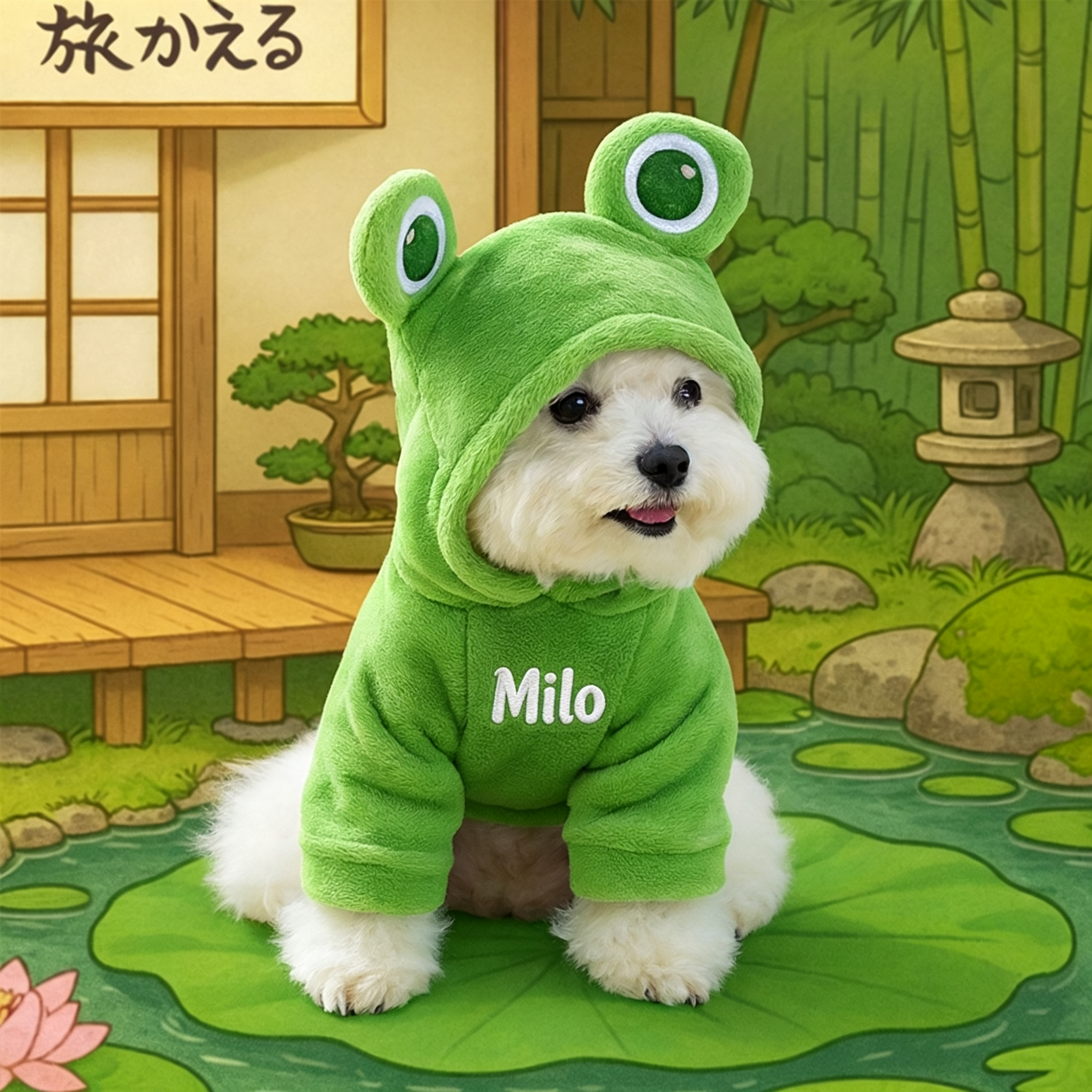 Personalized Embroidered Name Pet Winter Hoodie | incloth126