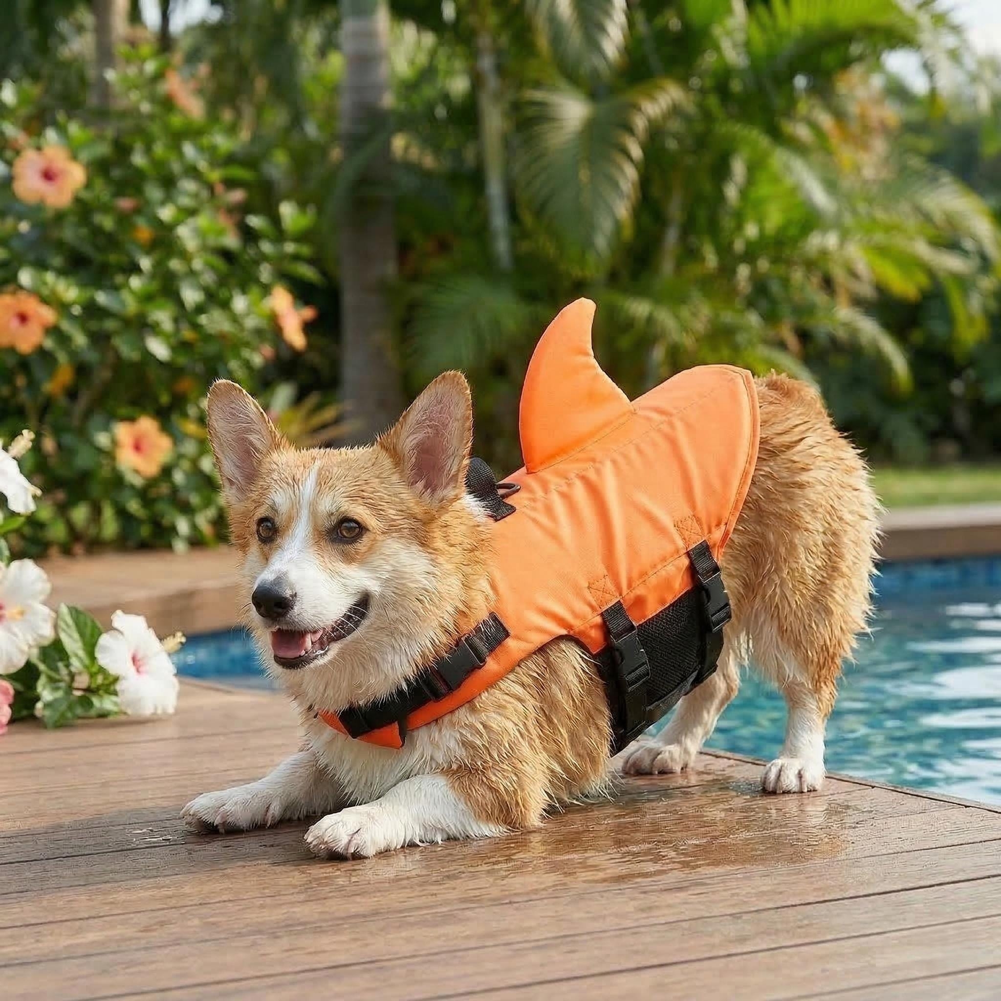 Personalized Name Pet Shark Life Jacket | inCloth56