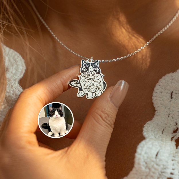 Personalized Pet Portrait Necklace | inAccs30