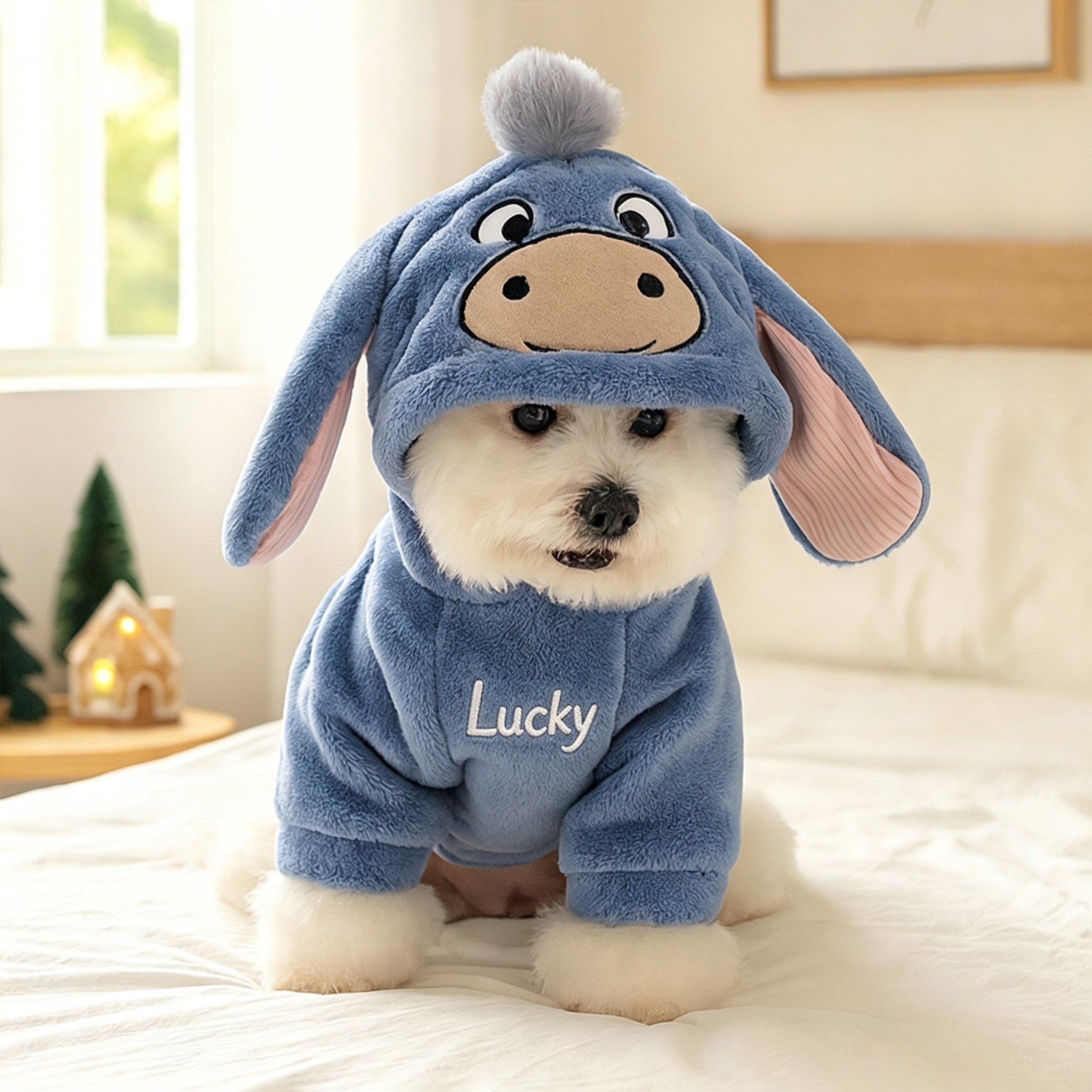 Personalized Embroidered Name Pet Winter Hoodie | incloth126