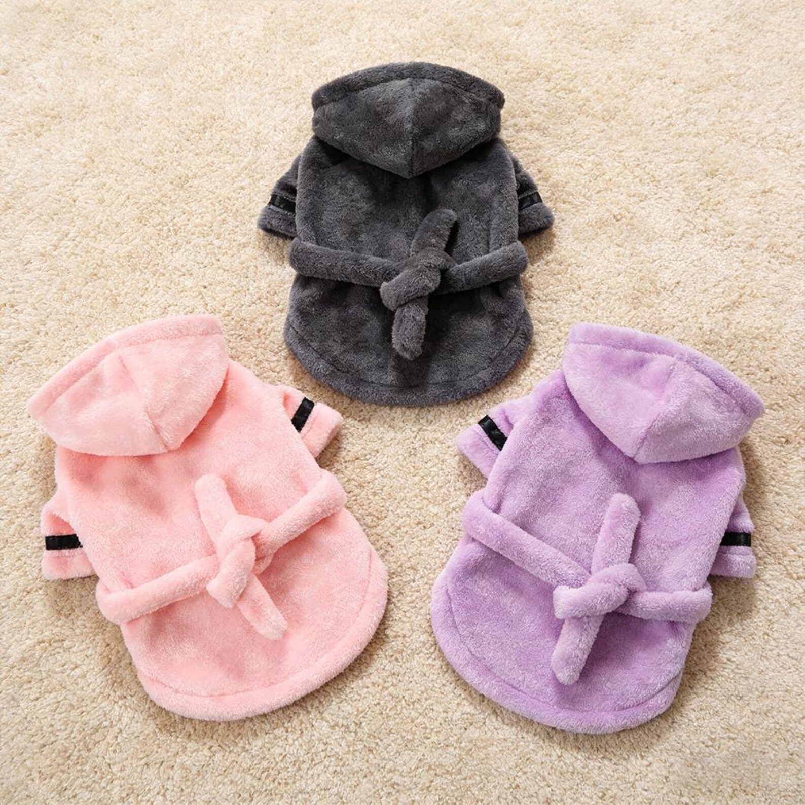 Personalized Embroidered Name Pet Bathrobe | inCloth23