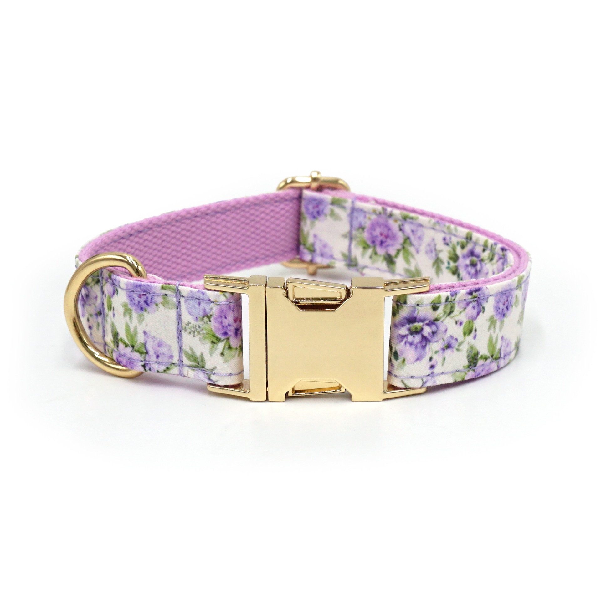 Personalized Embroidered Name Pet Collar with Birthstone Charm | inAccs37