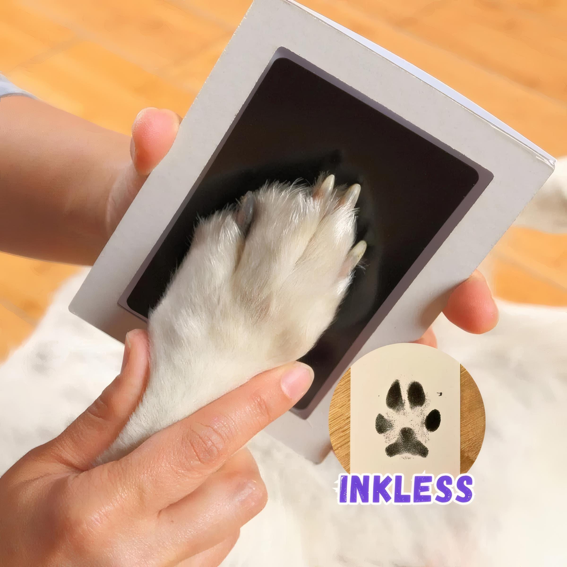Pet Paw Print Kit Pet Memorial and Puppy Milestone Keepsake | inAccs44