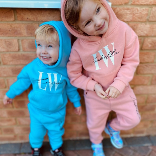 Personalized Kid Cozy Soft Extra Warm Tracksuit Set | inSet34