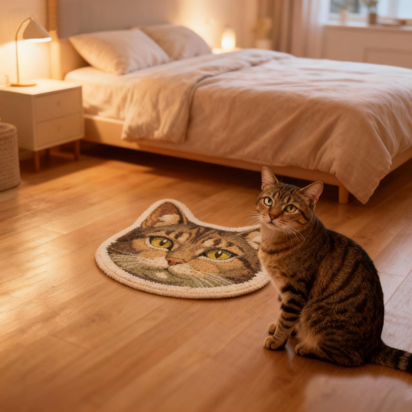 Personalized Lovely Pet Face Tufted Carpet | KKPet414