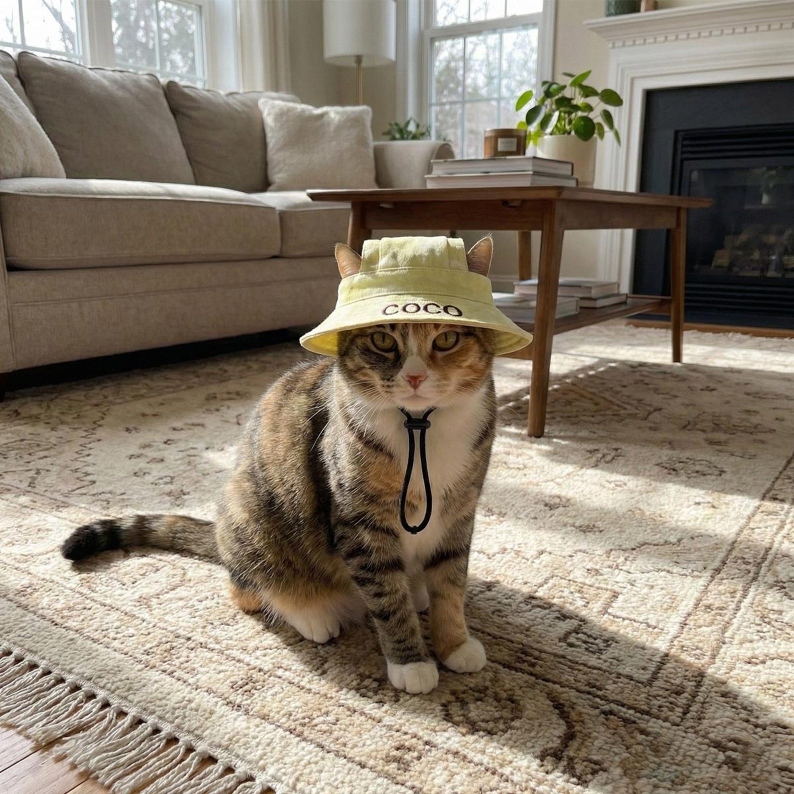 Personalized Embroidered Name Pet Bucket Hat | inHat40