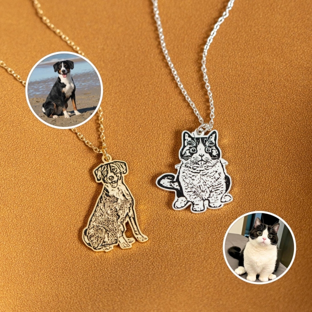 Personalized Pet Portrait Necklace | inAccs30