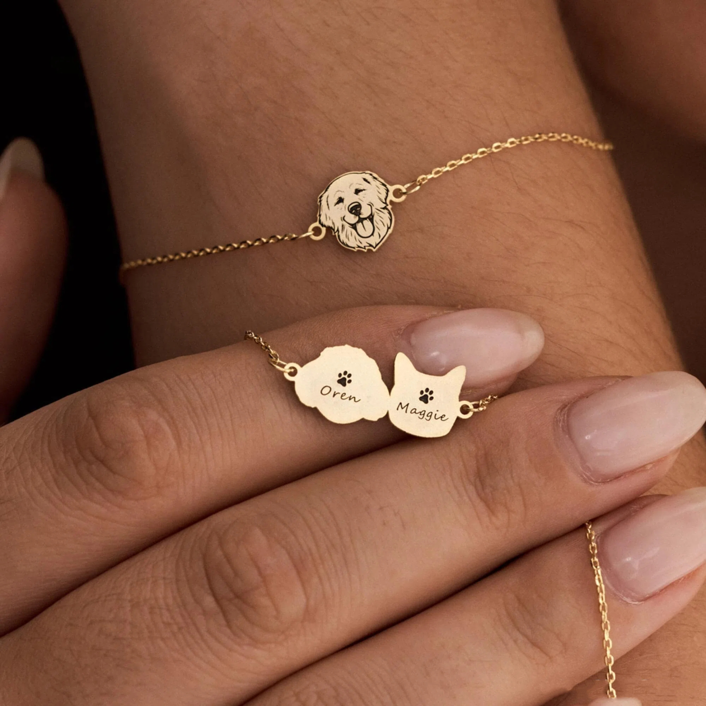 Personalized Pet Memorial Portrait Bracelet | inAccs31