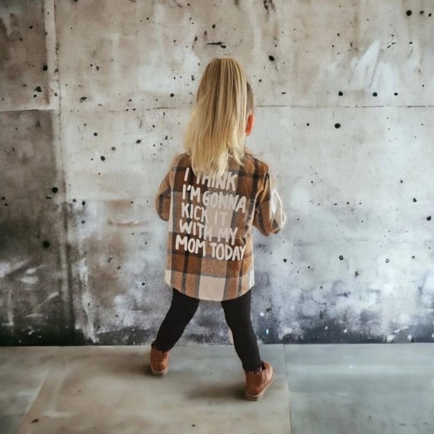 Personalized Name Kids Flannel Jacket | inJacket34