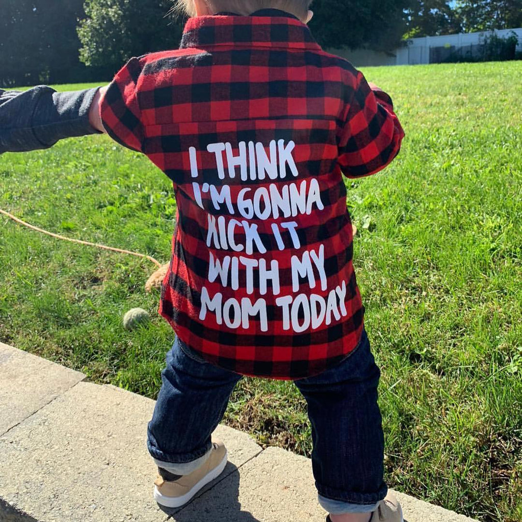 Personalized Name Kids Flannel Jacket | inJacket34