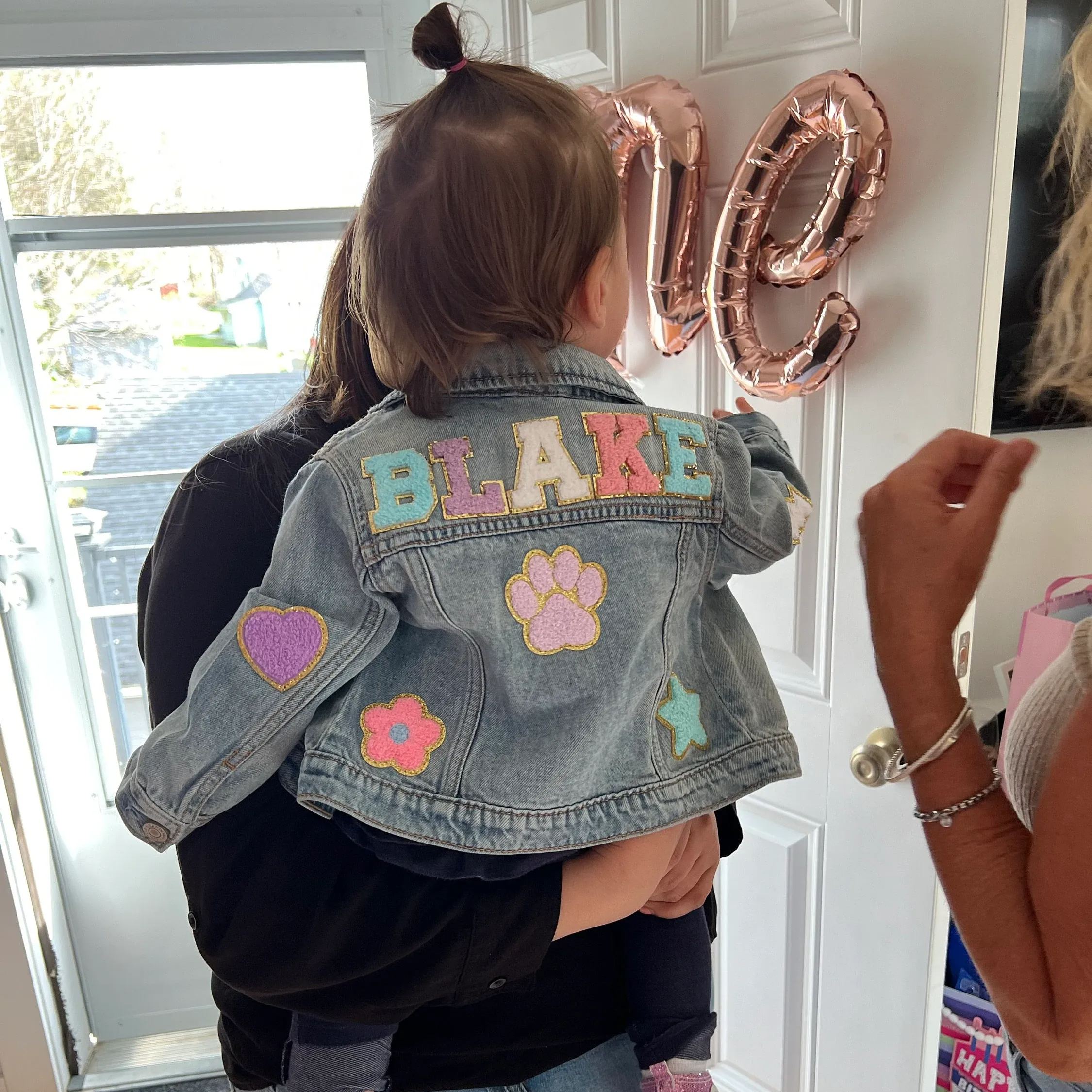Personalized Hand Patch Kids Denim Jacket | inJacket33