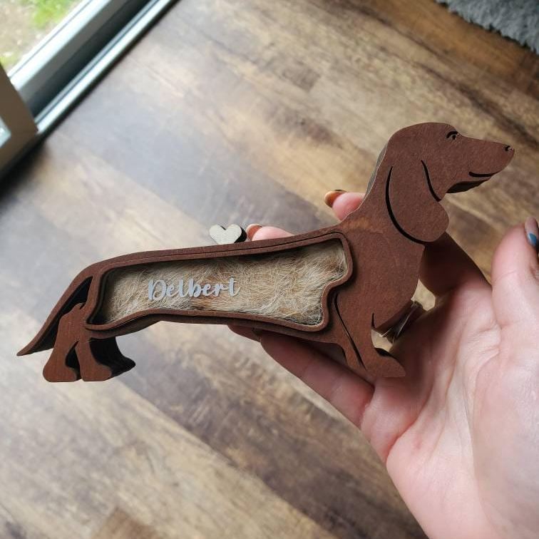 Personalized Pet Hair Memorial Box | BKPet196