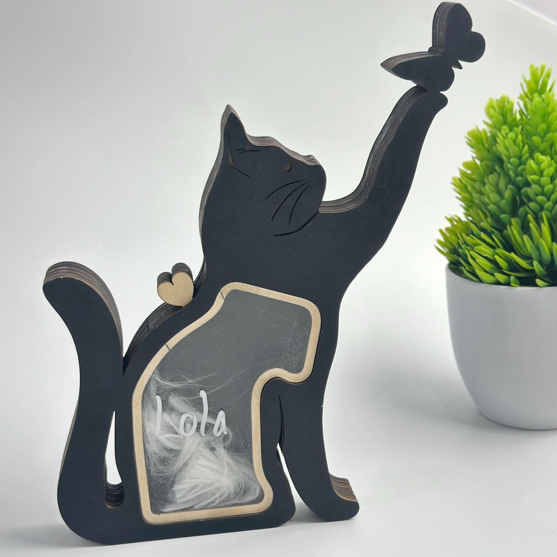 Personalized Pet Hair Memorial Box | BKPet196