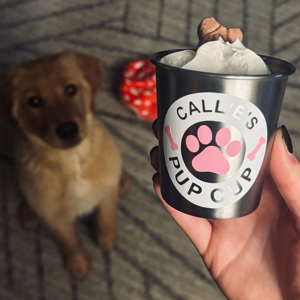 Personalized Pet Stainless Steel Reusable Pup Cup Mug | BKPet263