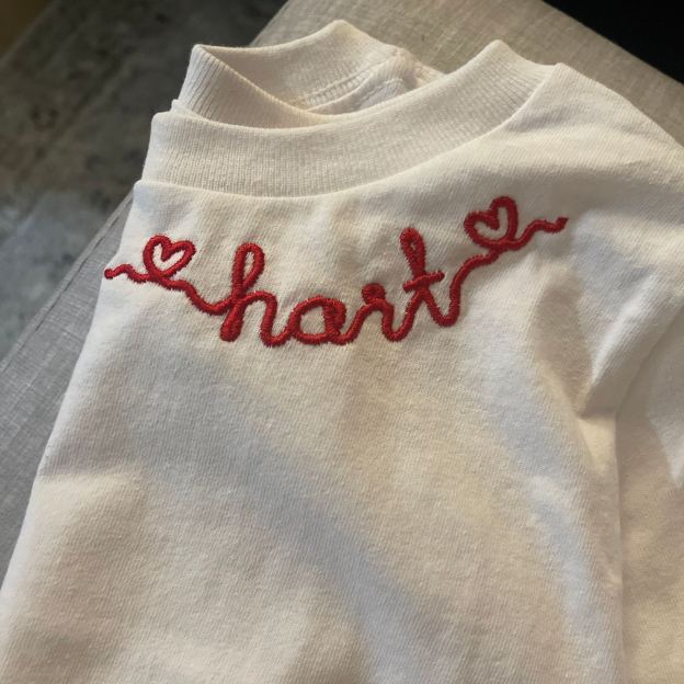Personalized Embroidered Kids Valentines Sweatshirt | InSweatshirt88