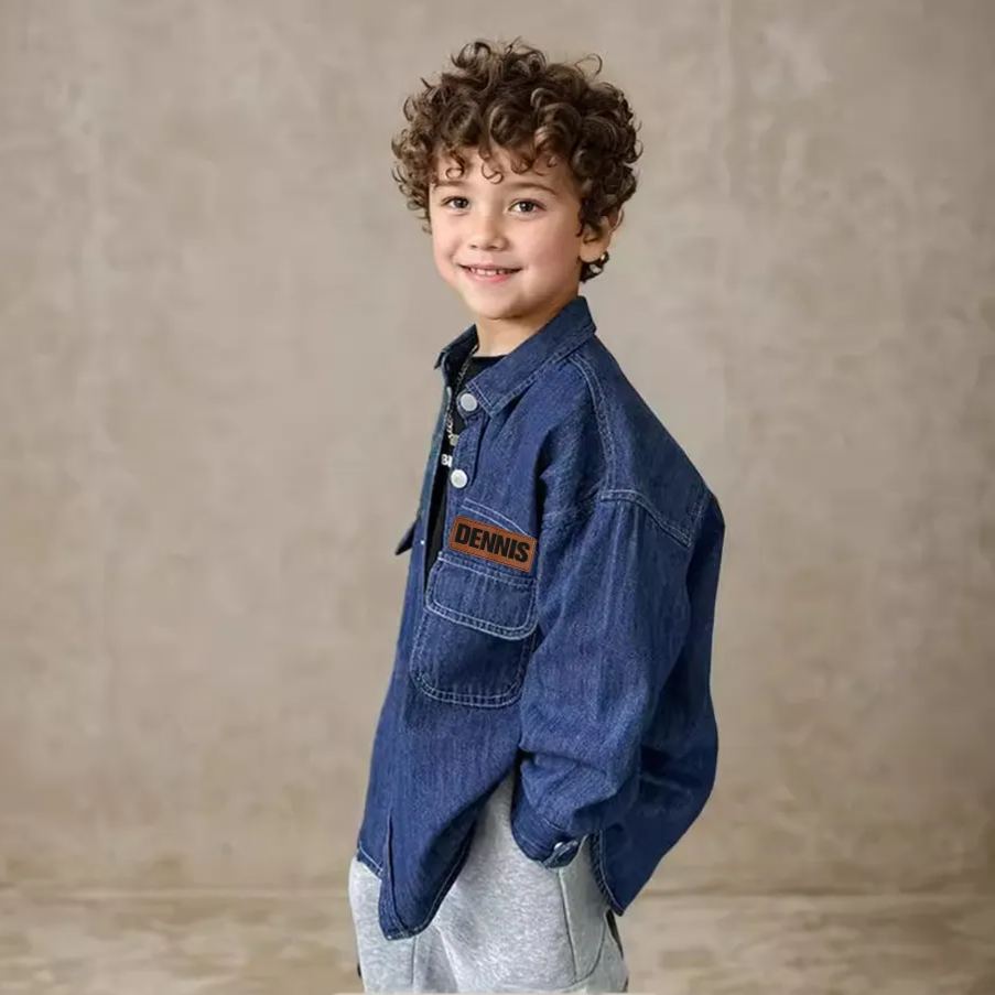 Personalized Leather Patch Classic Casual Jacket | inJacket46