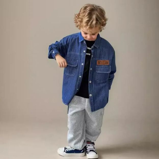 Personalized Leather Patch Classic Casual Jacket | inJacket46