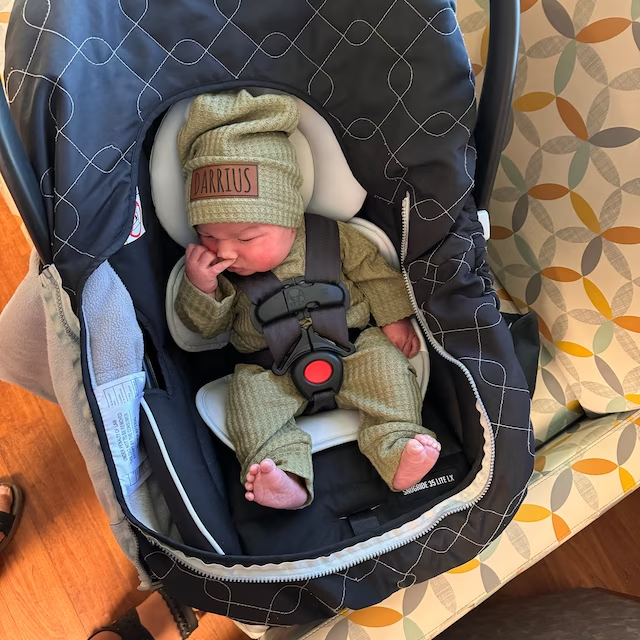 Personalized Baby Cozy Waffle Knit Pajama Set | inSet39