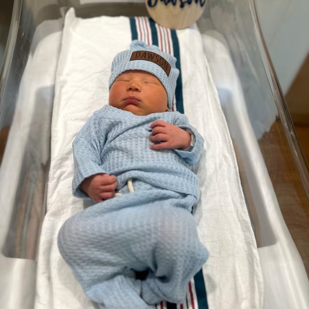 Personalized Baby Cozy Waffle Knit Pajama Set | inSet39