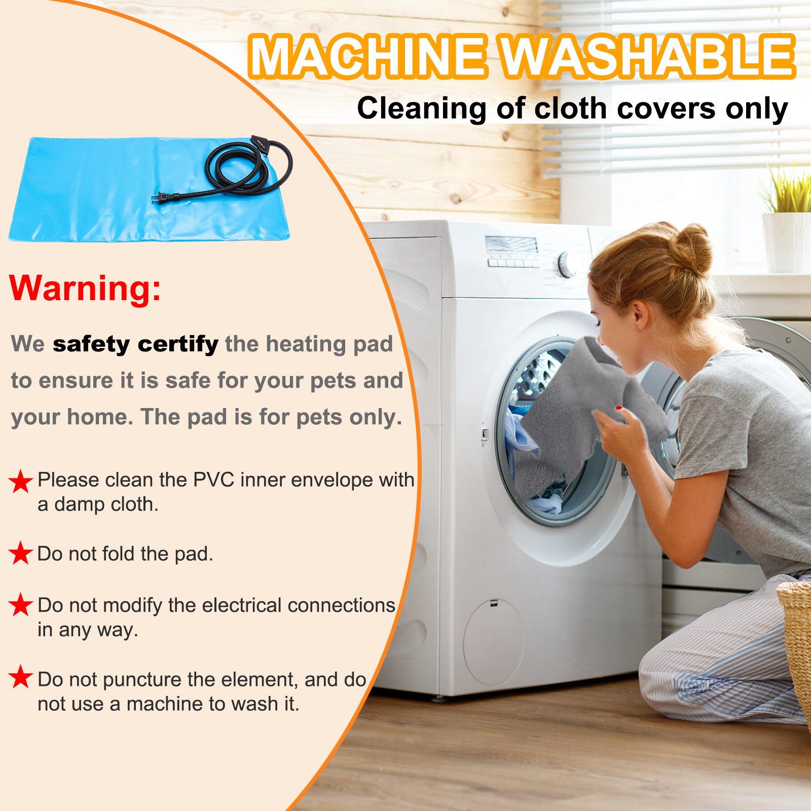 Texsens Cat Heating Pad, for Cats & Small Dogs