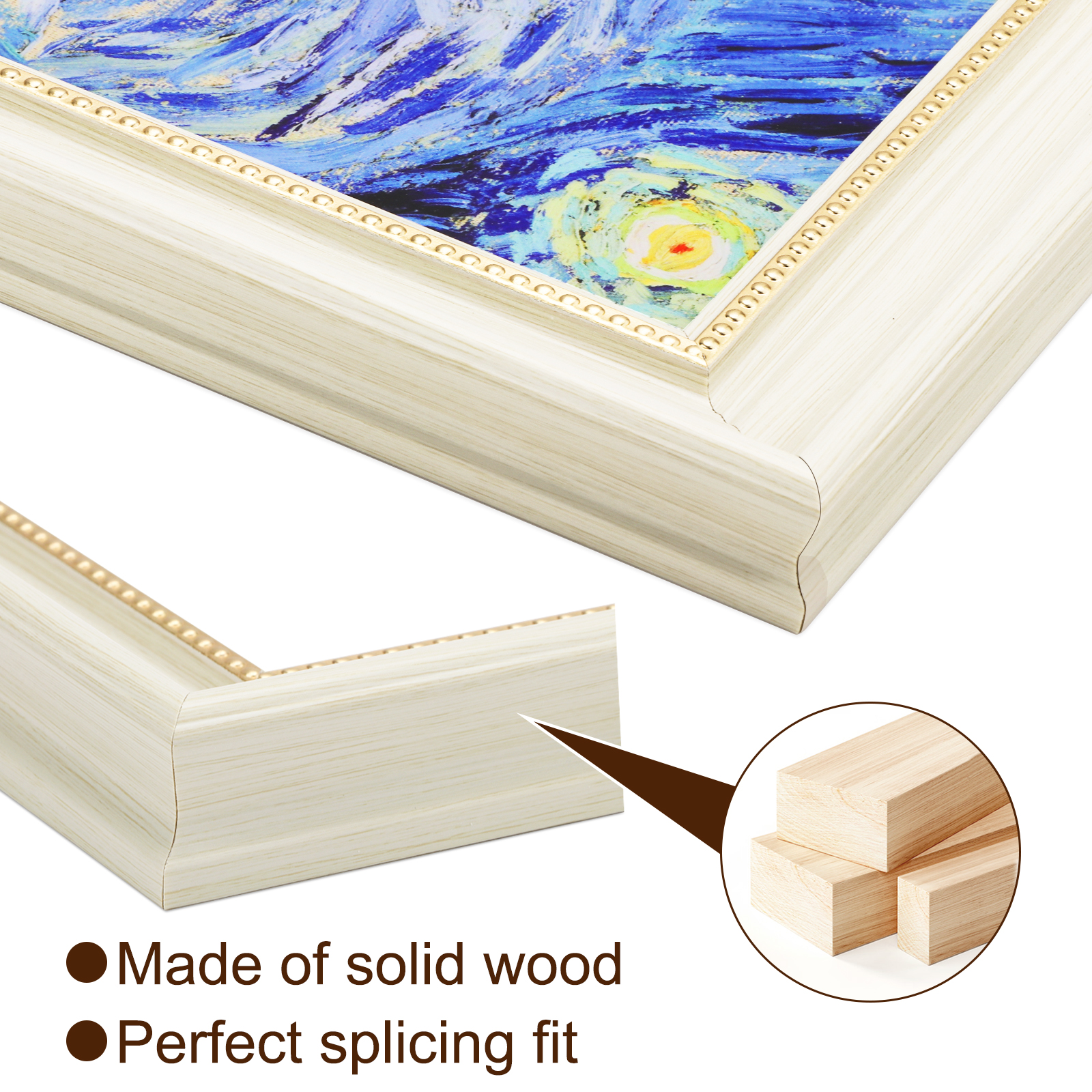 Texsens 3-in-1 Cat Scratcher Art Frame