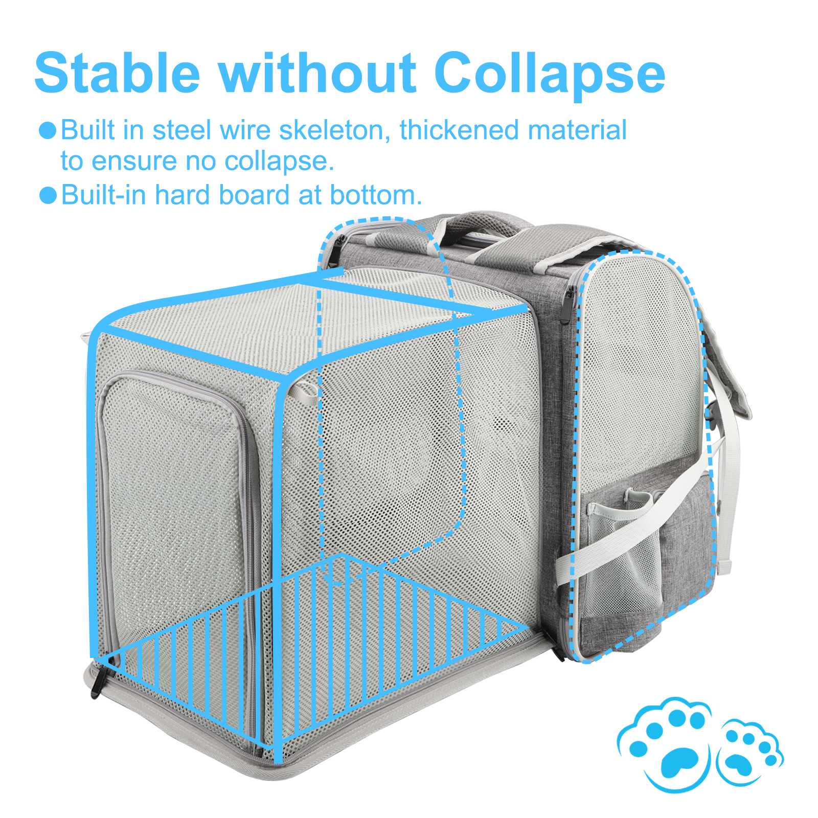 Cat Backpack Expandable Pet Carrier