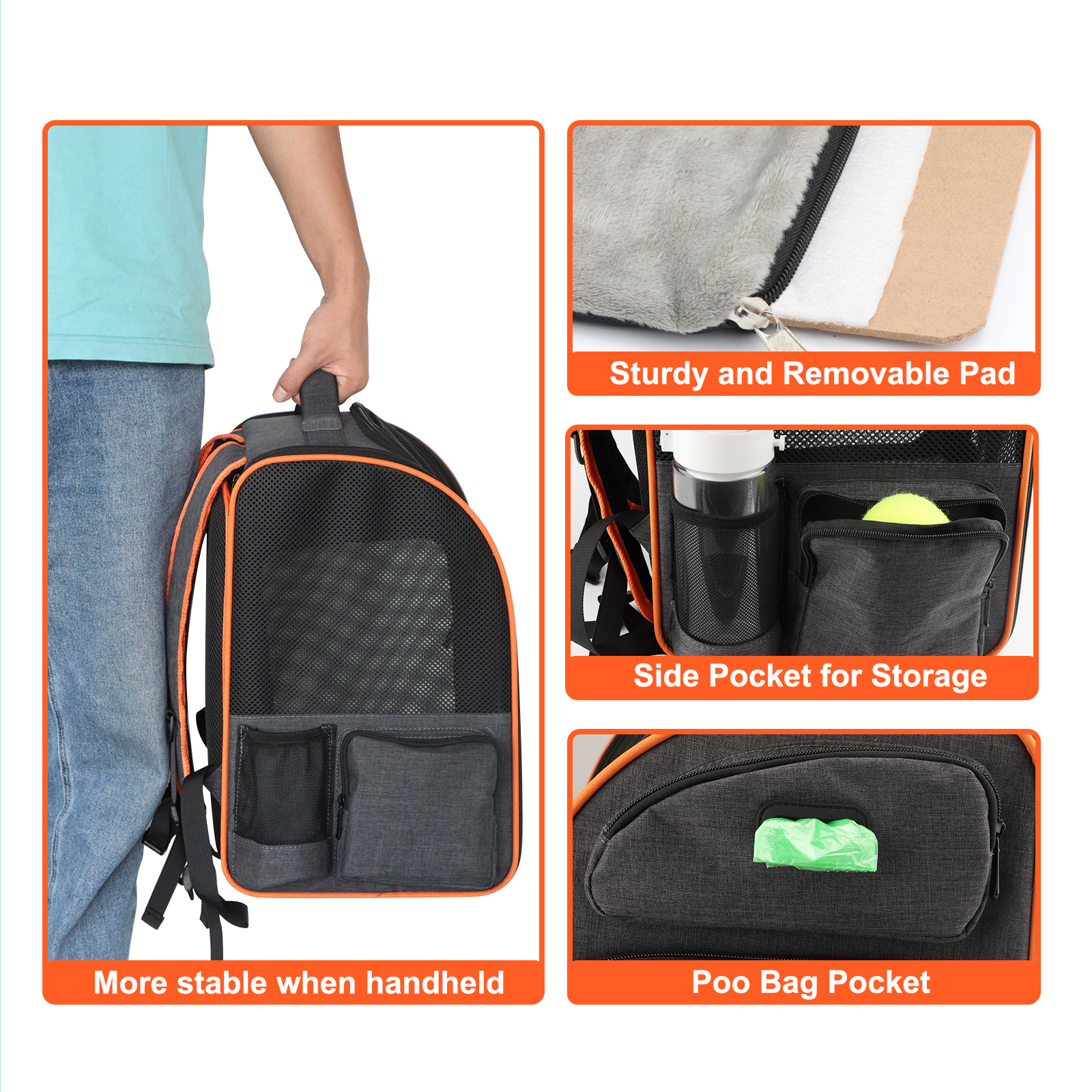 Cat Backpack Expandable Pet Carrier