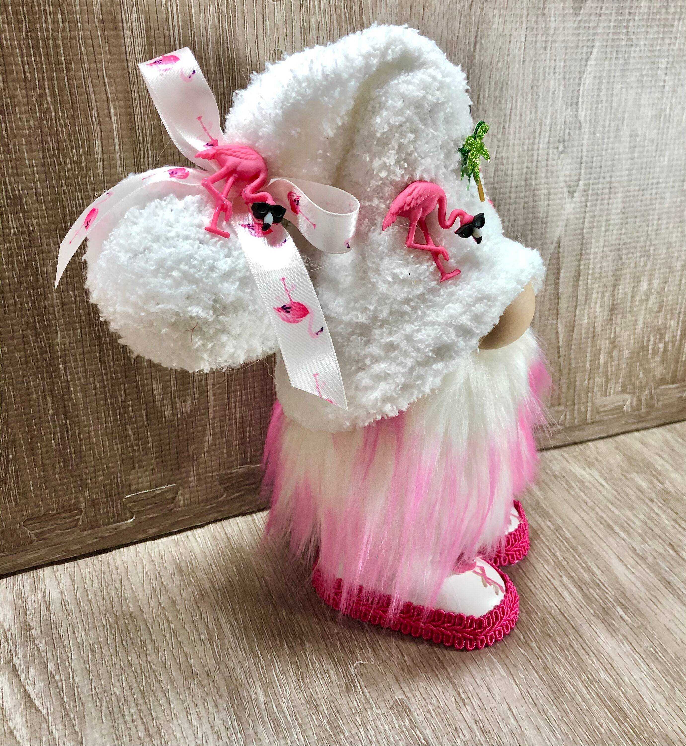 Flamingo Gnome --Tiered Tray Gnome
