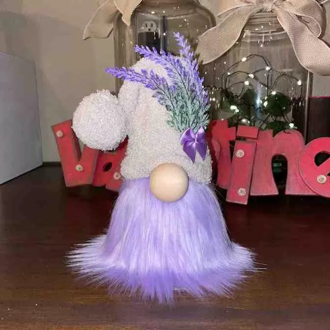 Lavender Spring Gnome