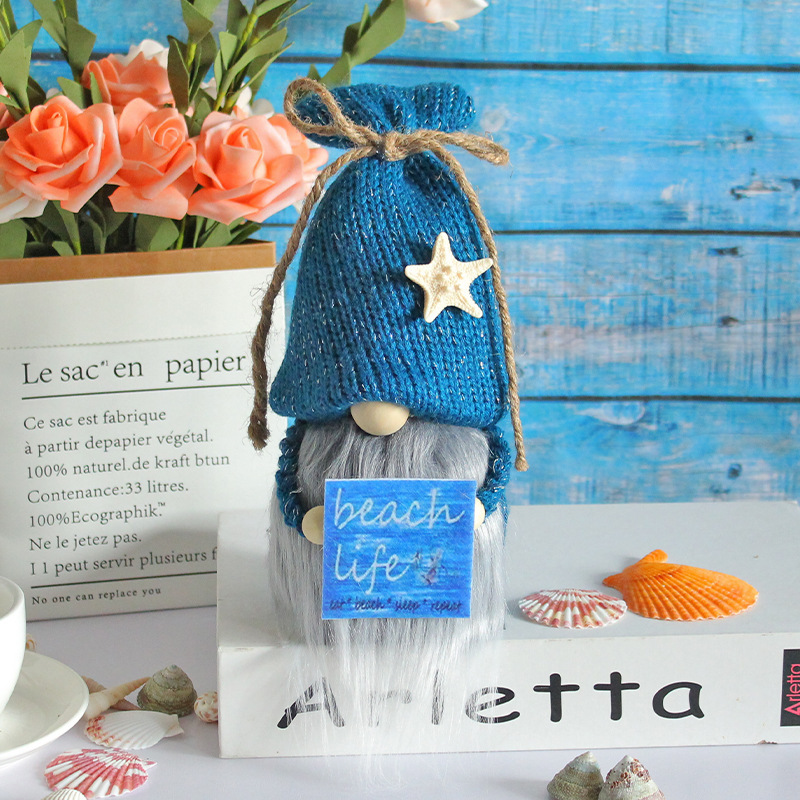 “Beach life“ Beach Gnome --Tiered Tray Gnome