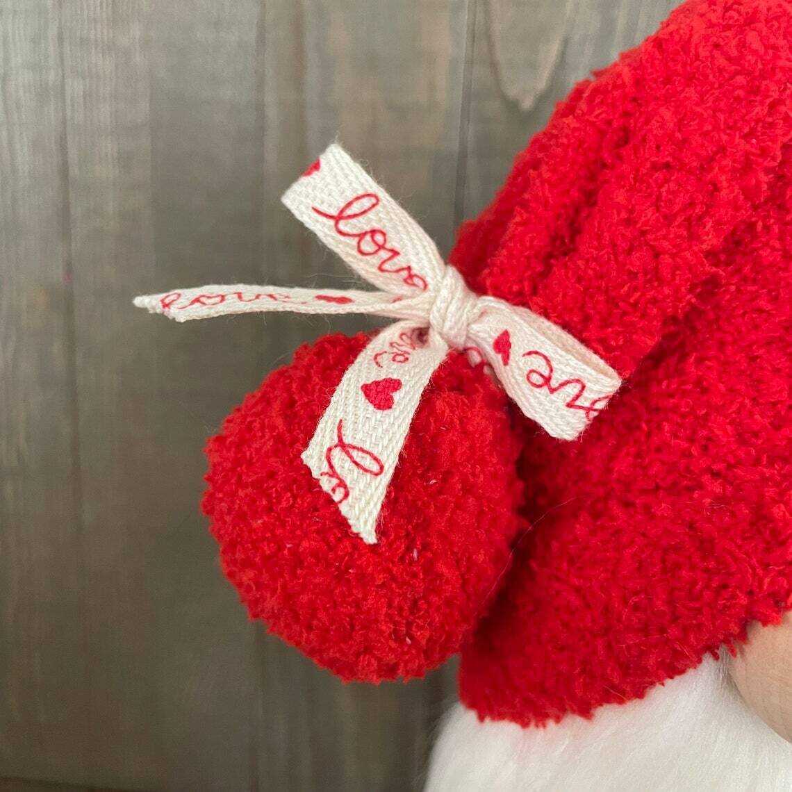 Red Heart Gnome --Tiered Tray Gnome