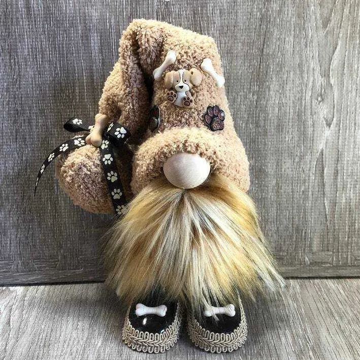 Dog Gnome --Tiered Tray Gnome