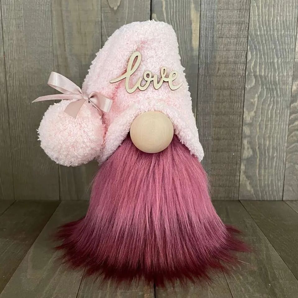 Love Valentines Gnome --Tiered Tray Gnome