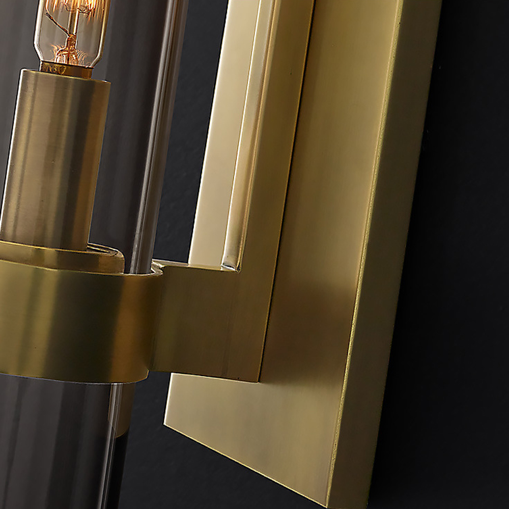 Ravelle Linear Glass Wall Sconce-VaseLamps