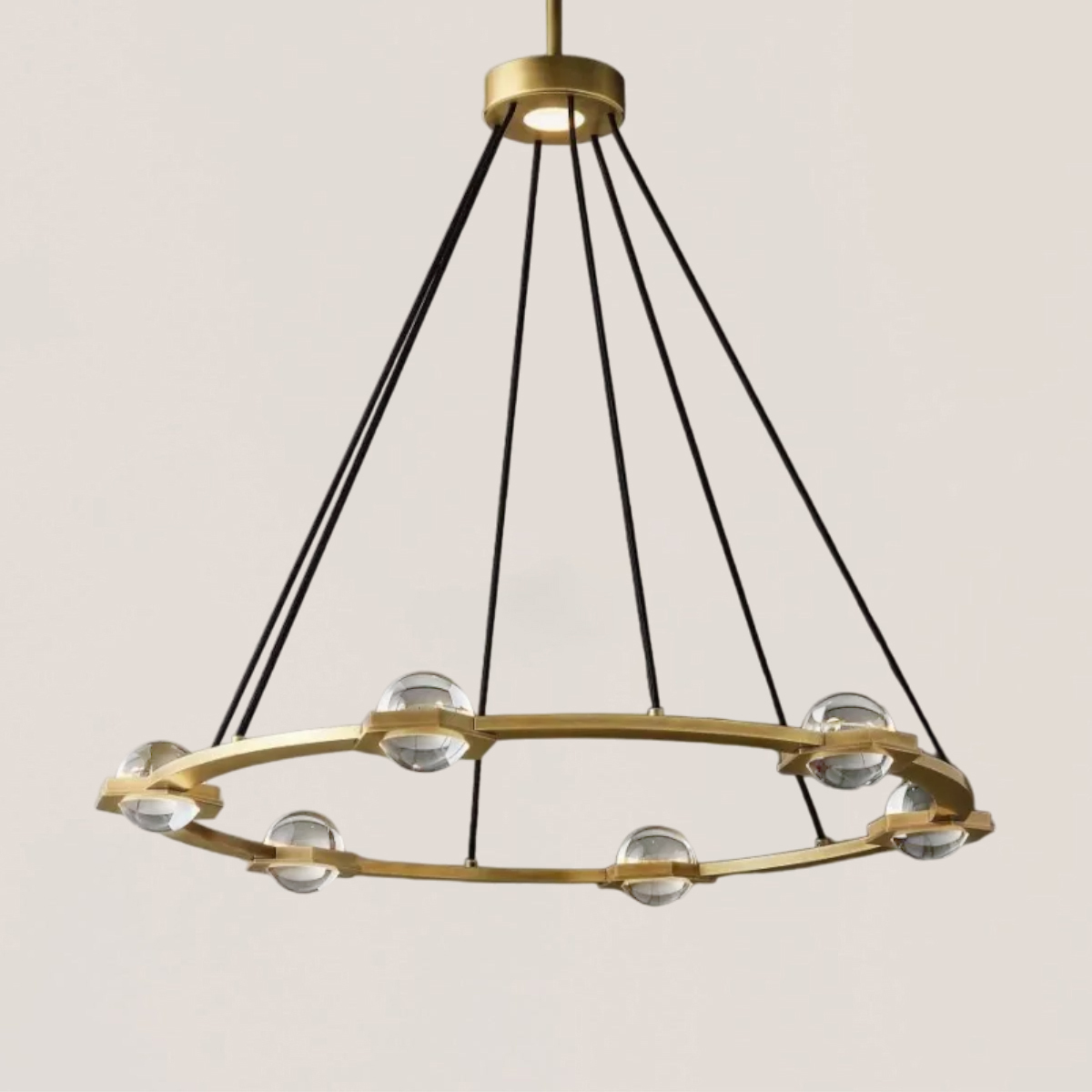 Eclatant Round Chandelier 36"-VaseLamps