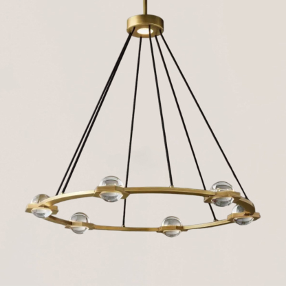 Eclatant Round Chandelier 36"-VaseLamps