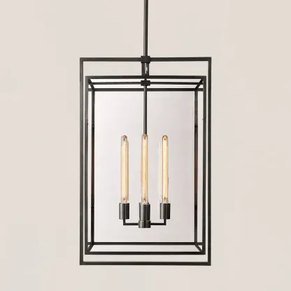 Beckman Modern Brass Pendant-VaseLamps