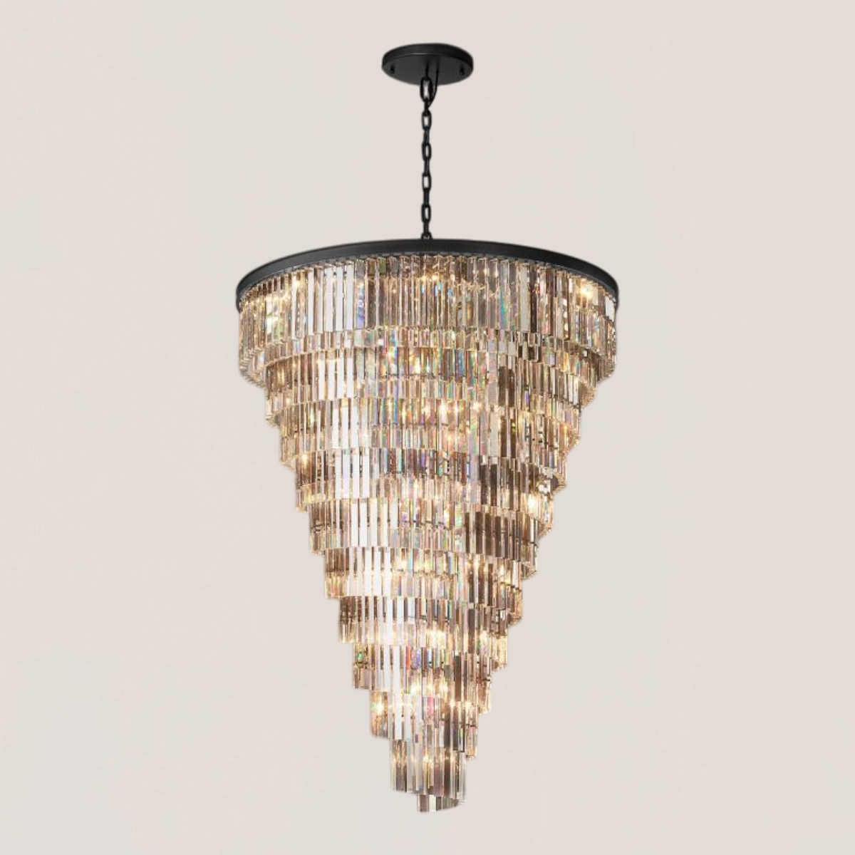 Helix Crystal Chandelier-VaseLamps