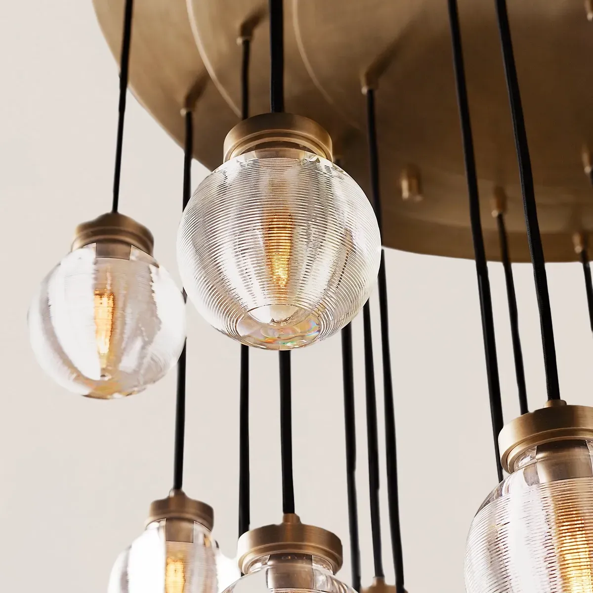 Pearl Round Chandelier-VaseLamps