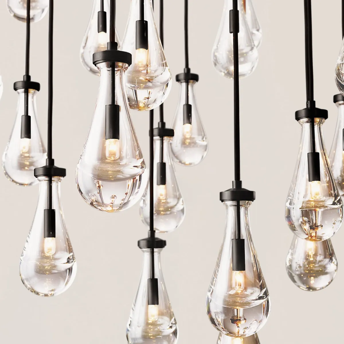 Raindrop Round Chandelier-VaseLamps
