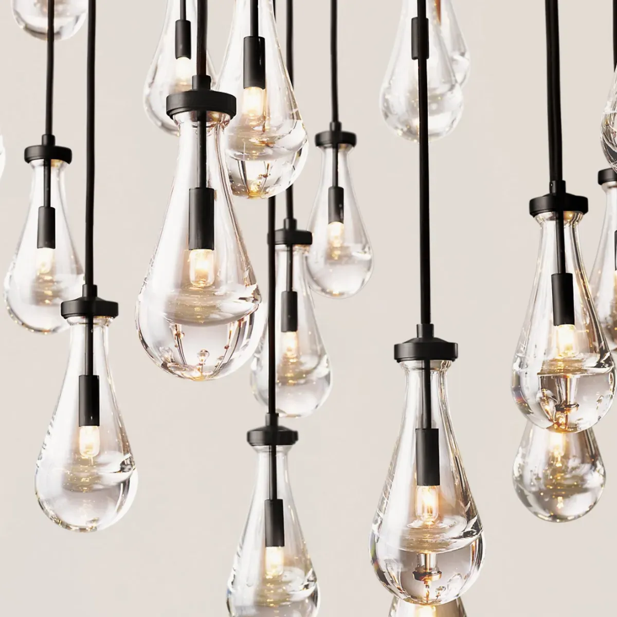 Raindrop Round Chandelier-VaseLamps