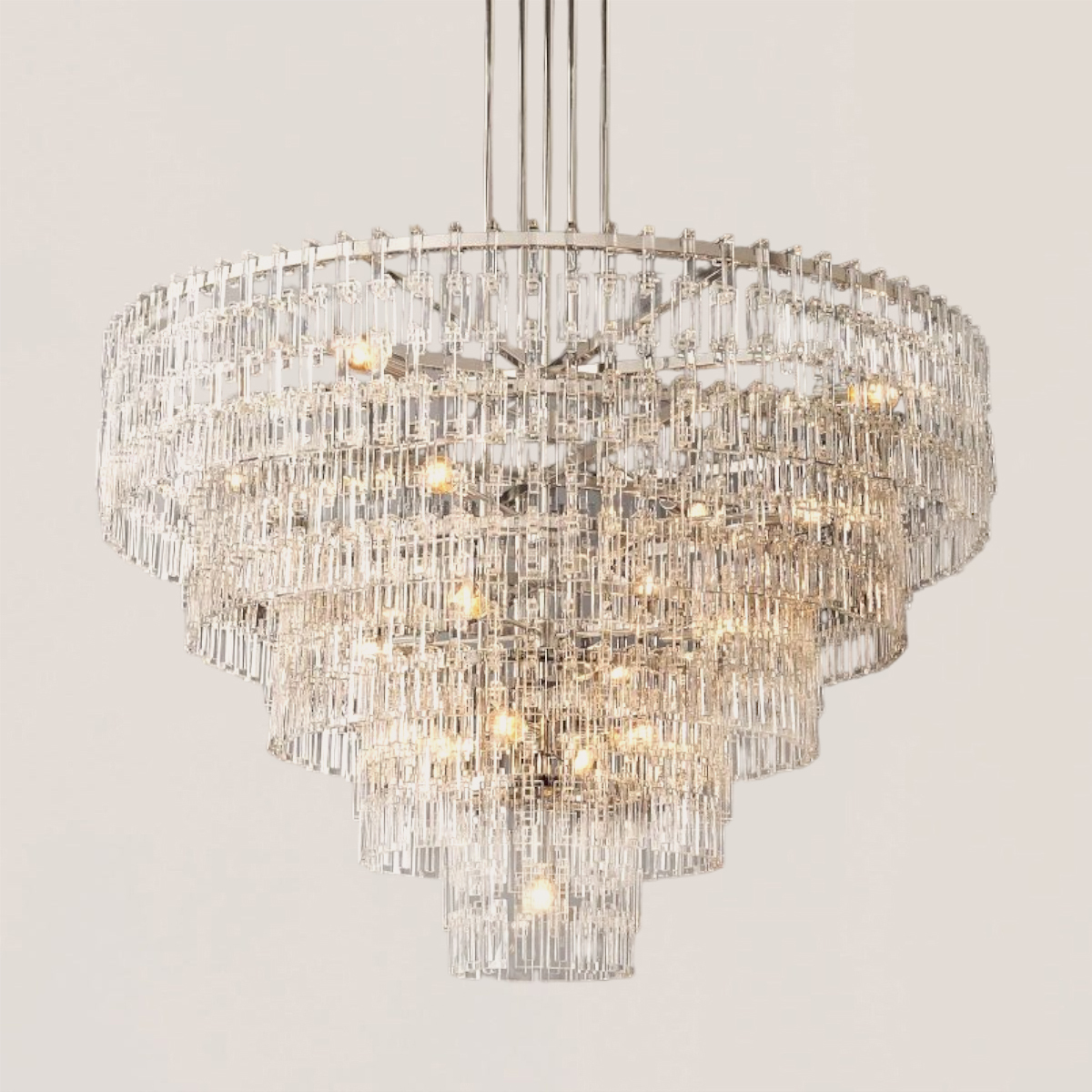 Marignan 3-Tier Round Chandelier-VaseLamps