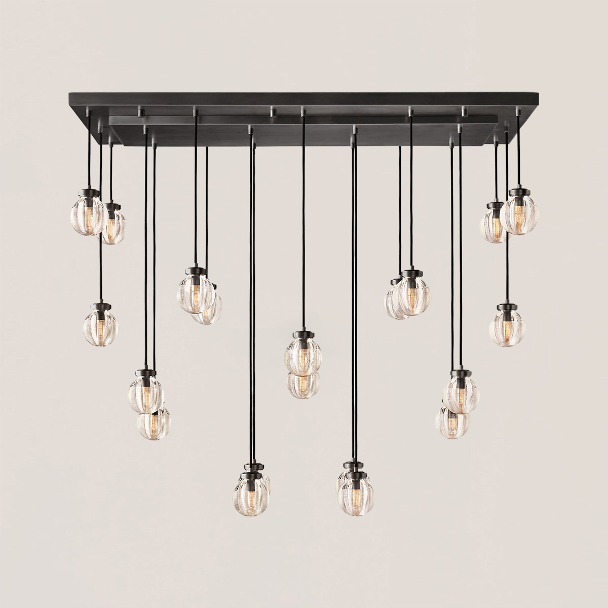 Pearl Rectangular Chandelier-VaseLamps