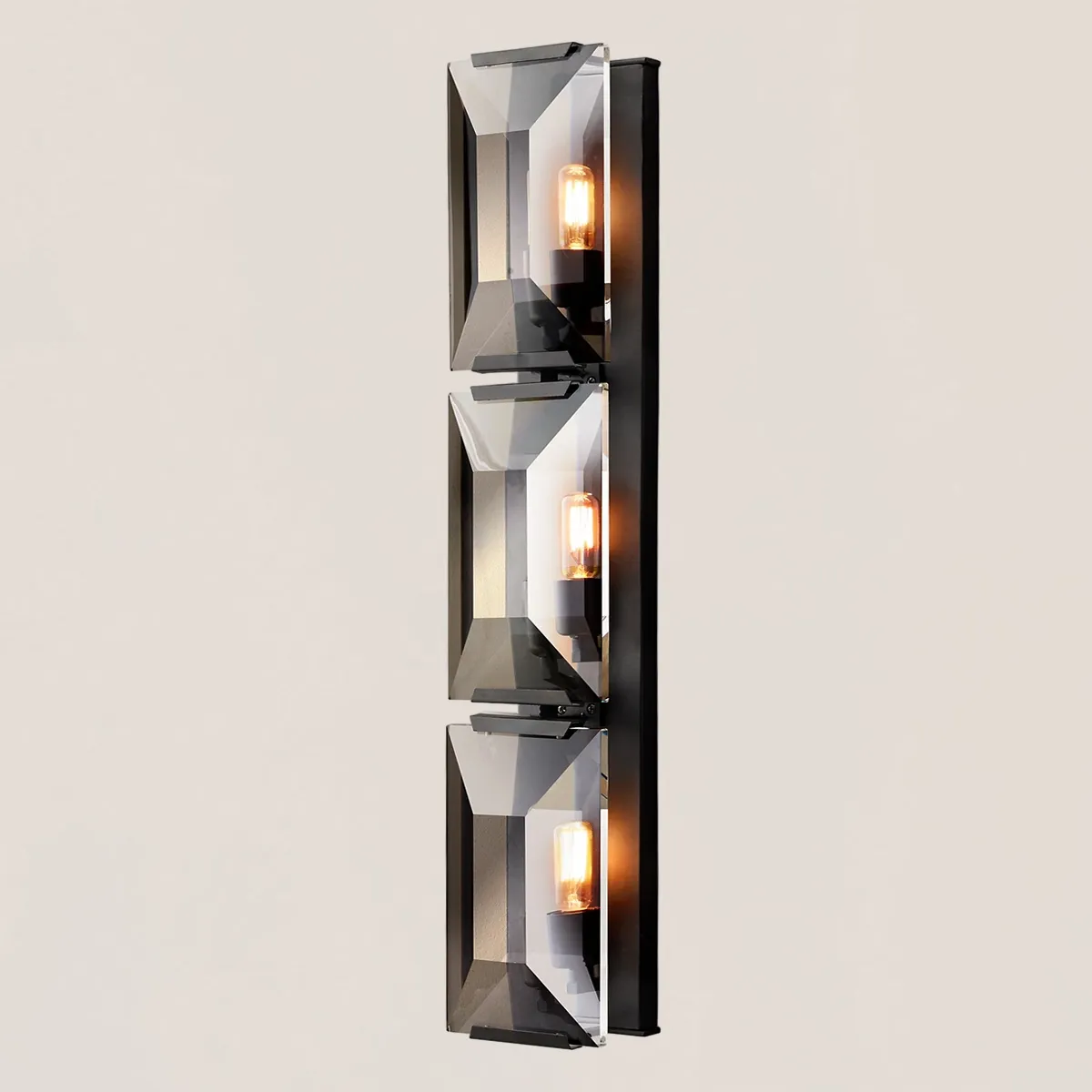 Harlow Crystal Triple Wall Sconce-VaseLamps