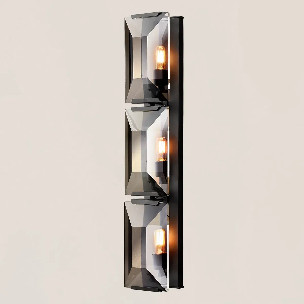 Harlow Crystal Triple Wall Sconce-VaseLamps