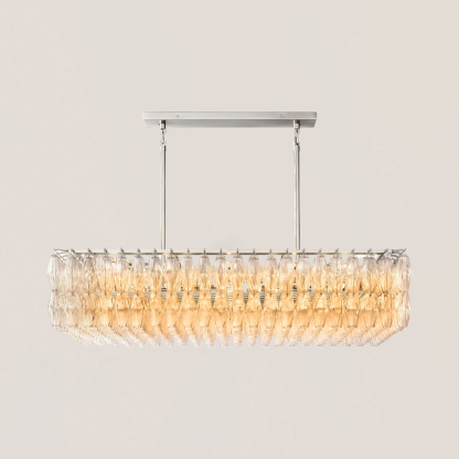 Chiara Glass Rectangular Chandelier-VaseLamps