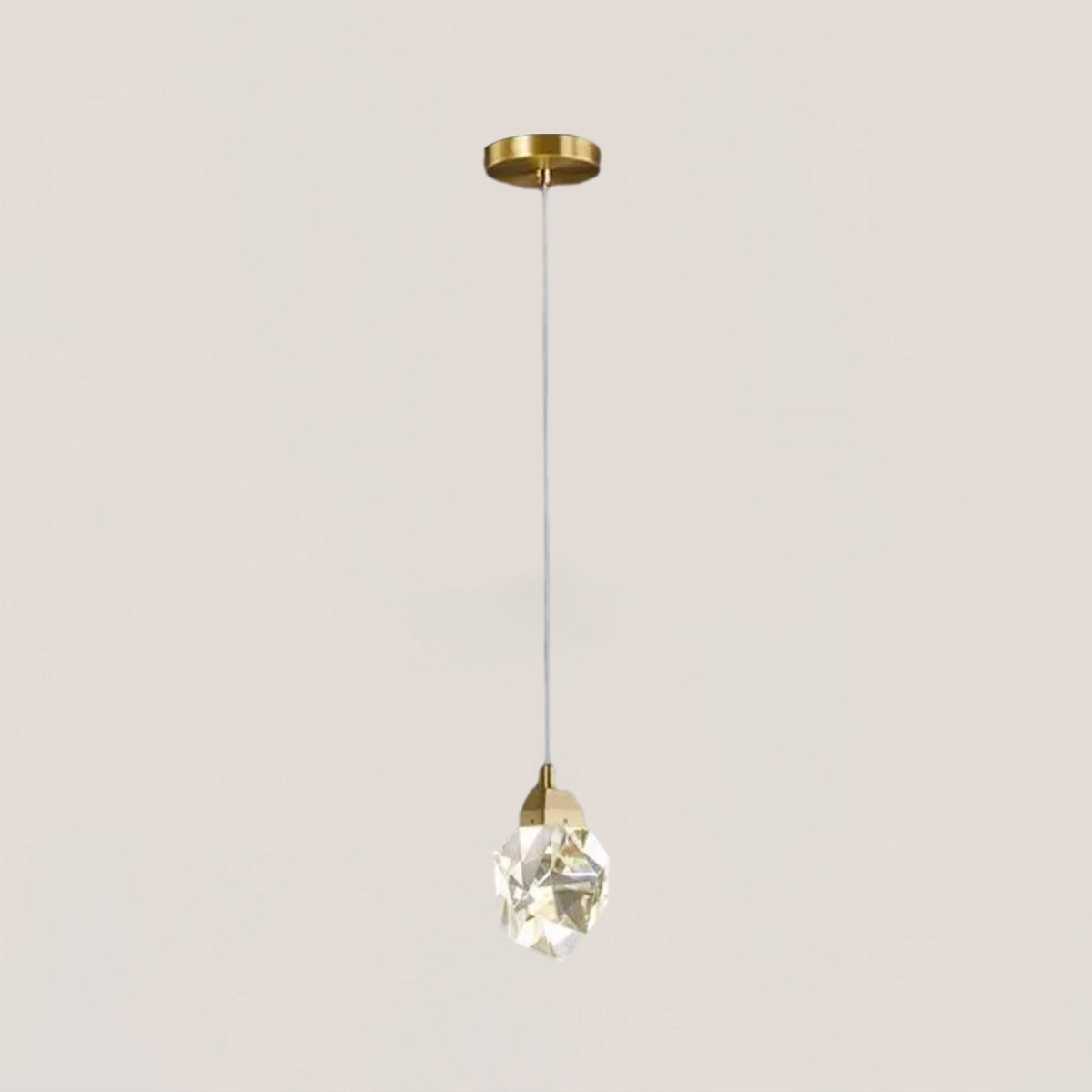 VASELAMPS - Faceted Crystal Prisms Pendant-VaseLamps
