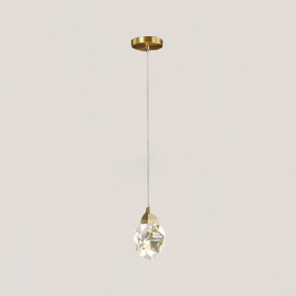 VASELAMPS - Faceted Crystal Prisms Pendant-VaseLamps