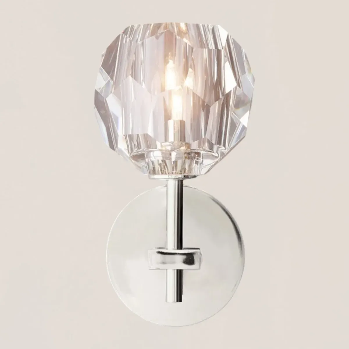 Boule De Glass Short Wall Sconce-VaseLamps